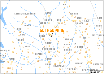 map of Goth Gopāng