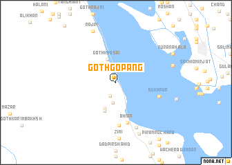 map of Goth Gopāng