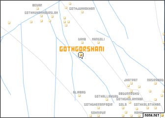 map of Goth Gorshāni