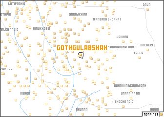 map of Goth Gulāb Shāh