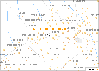 map of Goth Gullan Khān