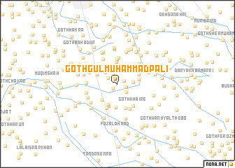 map of Goth Gul Muhammad Pali