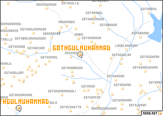 map of Goth Gul Muhammad