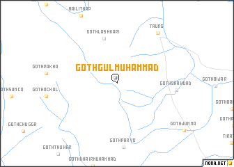 map of Goth Gul Muhammad