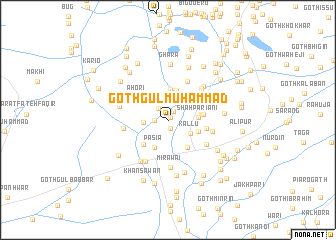 map of Goth Gul Muhammad