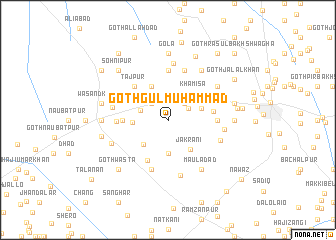 map of Goth Gul Muhammad