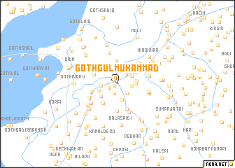 map of Goth Gul Muhammad