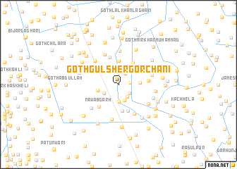 map of Goth Gulsher Gorchani