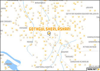 map of Goth Gulsher Lashāri
