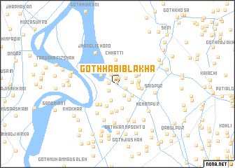map of Goth Habib Lākha