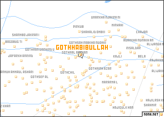 map of Goth Habībullāh