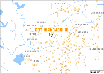 map of Goth Hado Jokhio