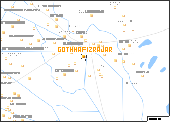 map of Goth Hāfiz Rājar