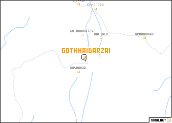 map of Goth Haidarzai
