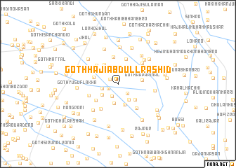 map of Goth Hāji Abdull Rashīd