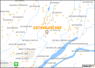 map of Goth Hāji Āchar