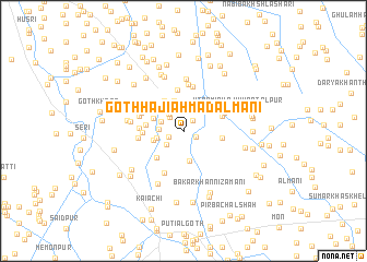 map of Goth Hāji Ahmad Almāni