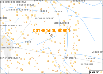 map of Goth Hāji Ali Hasan