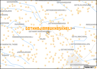 map of Goth Hāji Ambu Khāskheli