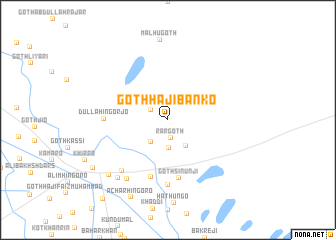 map of Goth Hāji Banko