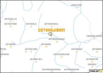 map of Goth Hāji Bāri