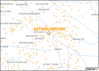 map of Goth Hāji Bashām