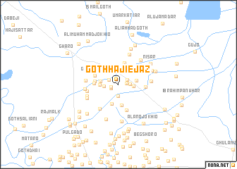 map of Goth Hāji Ejāz