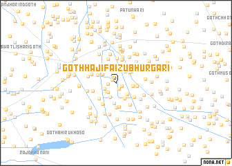 map of Goth Hāji Faizu Bhurgari