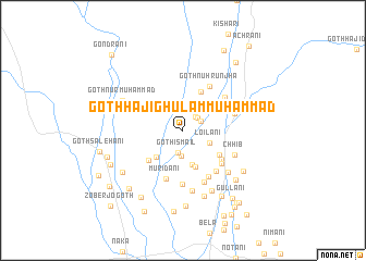 map of Goth Hāji Ghulām Muhammad