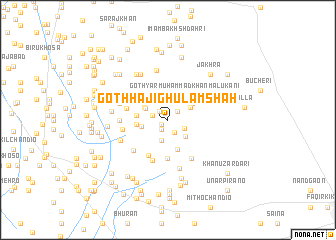 map of Goth Hāji Ghulām Shāh