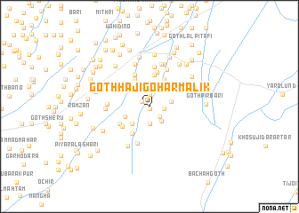 map of Goth Hāji Gohar Malik