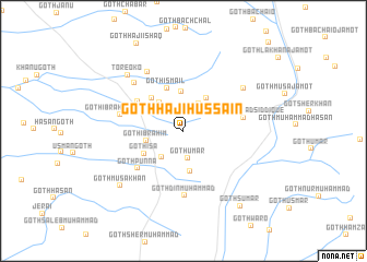 map of Goth Hāji Hussain