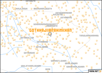 map of Goth Hāji Ibrāhīm Khān