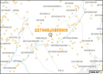 map of Goth Hāji Ibrāhīm