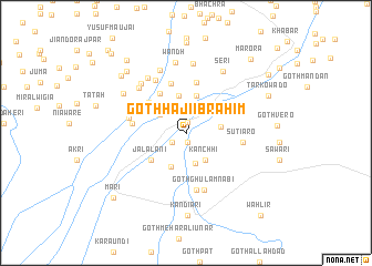 map of Goth Hāji Ibrāhīm