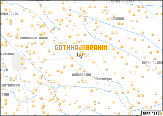 map of Goth Hāji Ibrāhīm