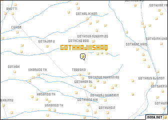 map of Goth Hāji Ishāq