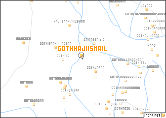 map of Goth Hāji Ismāīl