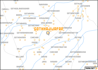 map of Goth Hājī Jāfar