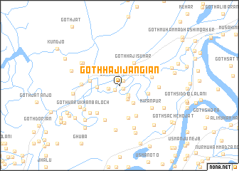 map of Goth Hāji Jangiān