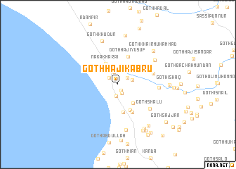 map of Goth Hāji Kabru