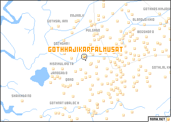 map of Goth Hāji Karfāl Musāt