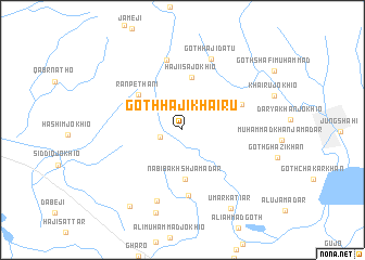 map of Goth Hāji Khairu