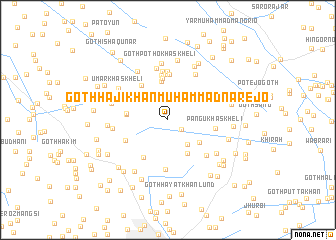 map of Goth Hāji Khān Muhammad Narejo