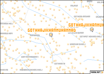 map of Goth Hāji Khān Muhammad