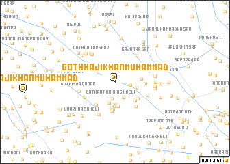 map of Goth Hāji Khān Muhammad