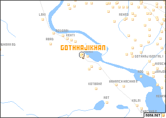 map of Goth Hāji Khān