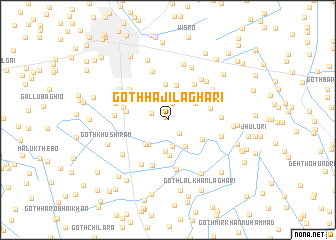 map of Goth Hāji Laghāri