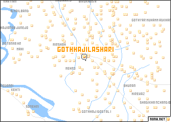 map of Goth Hāji Lashāri