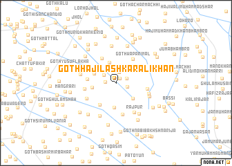 map of Goth Hāji Lashkar Ali Khān